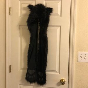 Cat Hat with Mittens